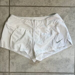 Nike Women's Athletic White Shorts